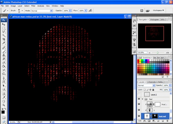 Creation of Red Green Blue: Step 4